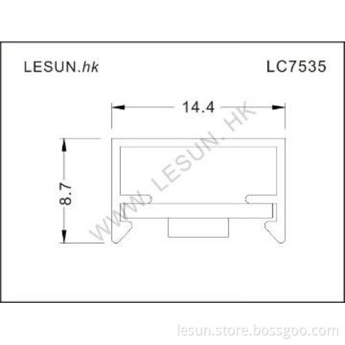 LC7535 16W 72leds per meter smd led strip light